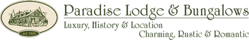 Paradise Lodge & Bungalows Logo